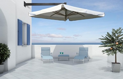 Solskydd parasol av PVC FL35P Ø350