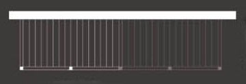 Solskydd pergola Bioclimatic twist lateralt lutande Par, modul 2 inlägg 