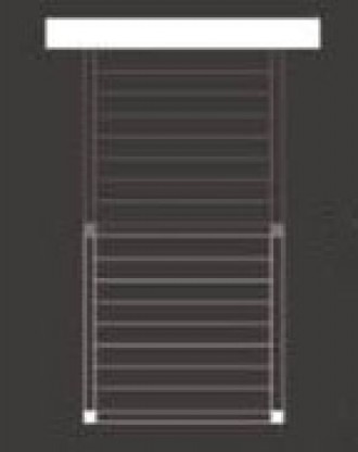 Solskydd pergola Bioclimatic Joy framåtlutande Par, modul 2 inlägg