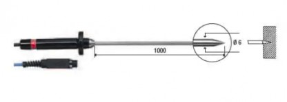 Temperaturgivare avsättning typ 100cm